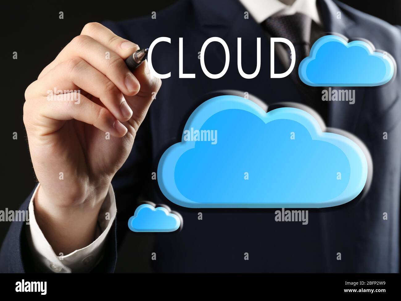 Cloud storage concept Stock Photo