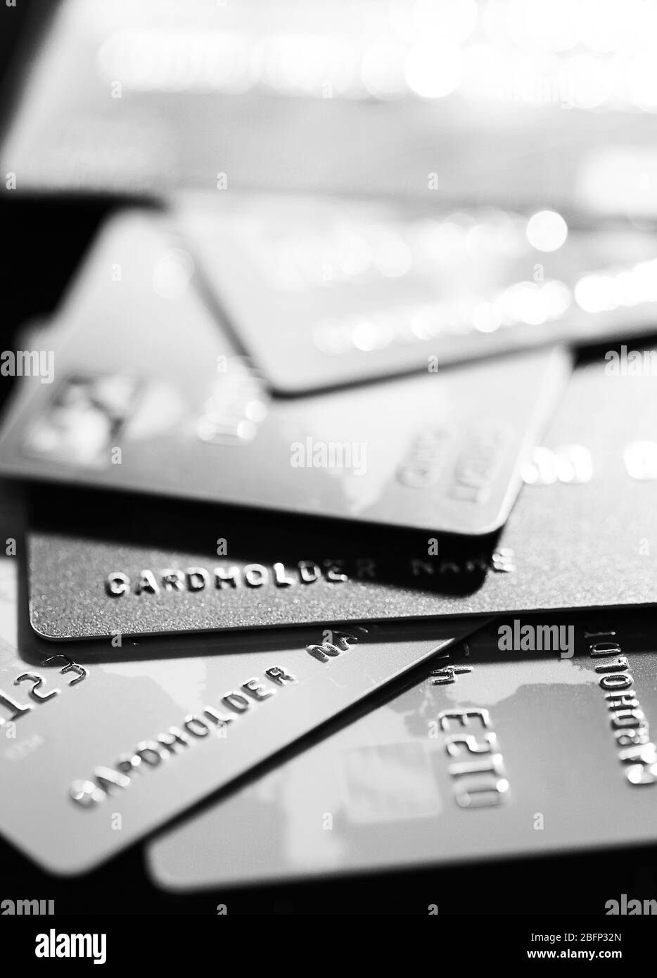 Credit cards, close up Stock Photo Alamy