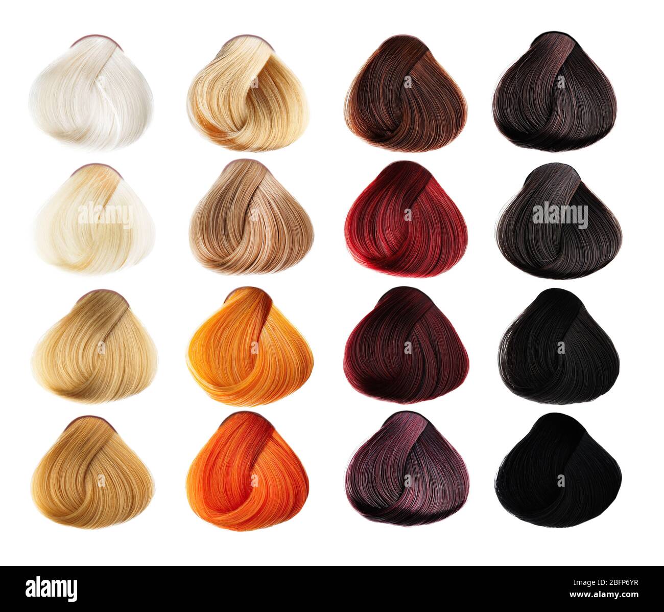 Hair Palette of different colors. Tints set. Isolated on a white background Stock Photo - Alamy Hair Palette of different colors. Tints set. Isolated on a white background Stock Photo - Alamy