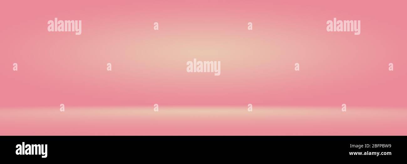 Photographic Pink Gradient backdrop Background Stock Photo