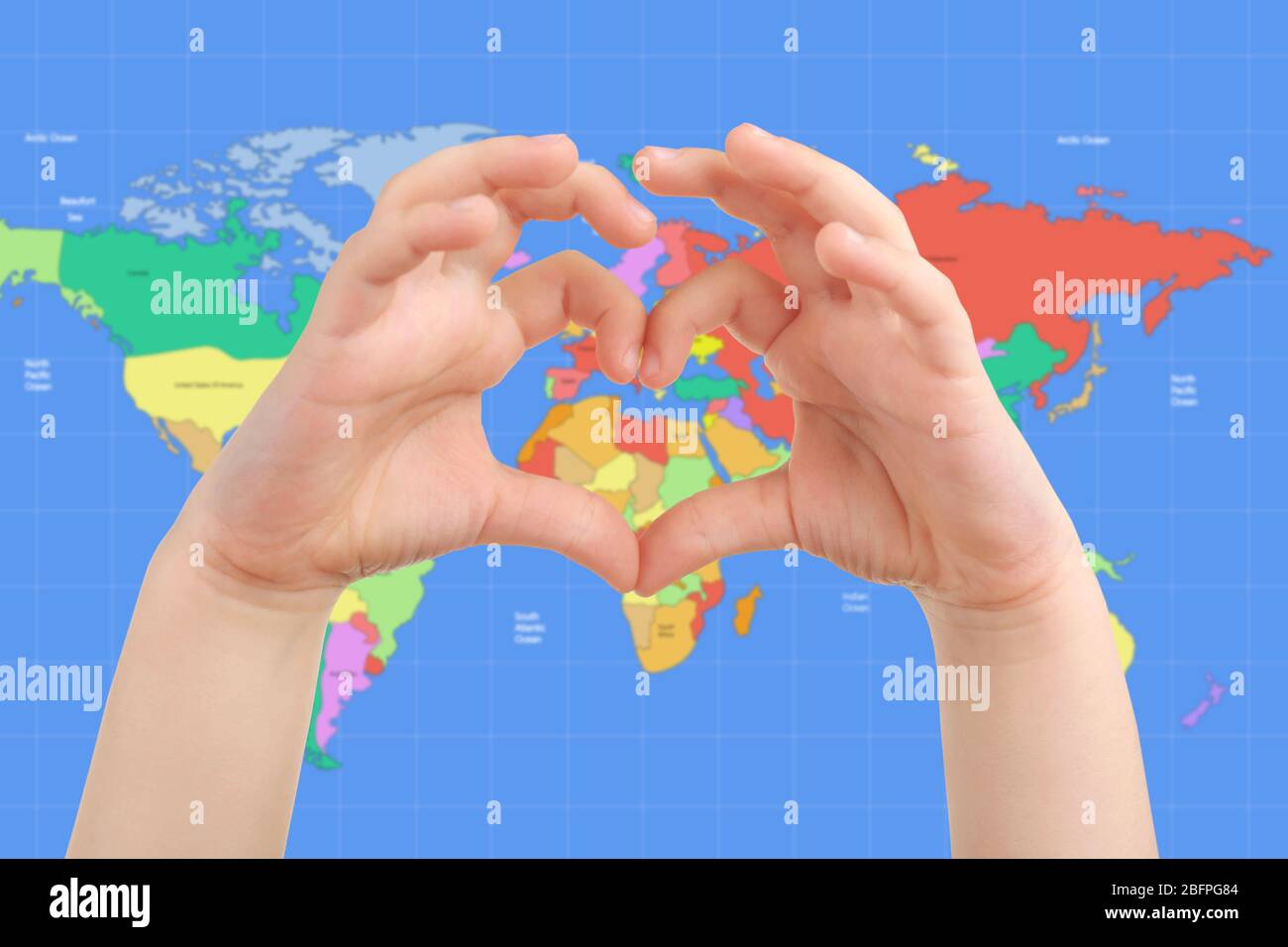 Heart Shaped World Map High Resolution Stock Photography and Images - Alamy