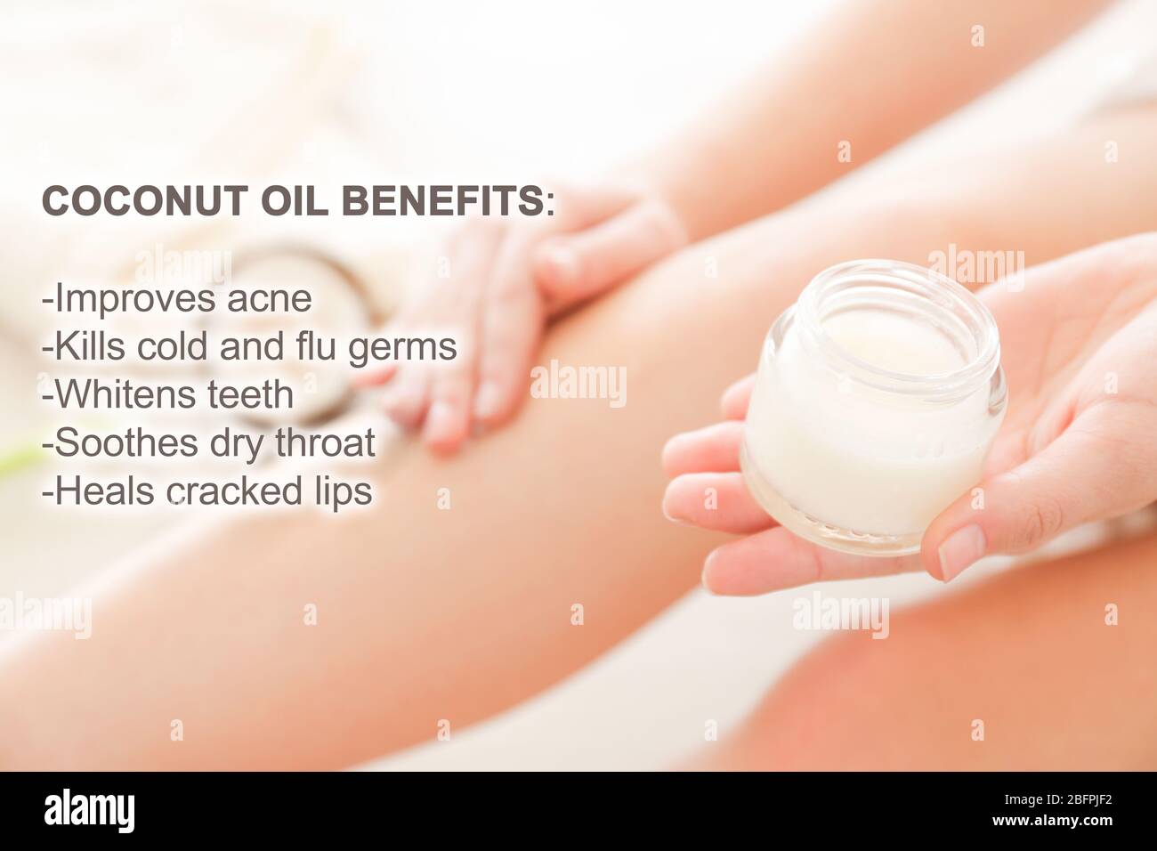 Benefits of coconut oil on skin