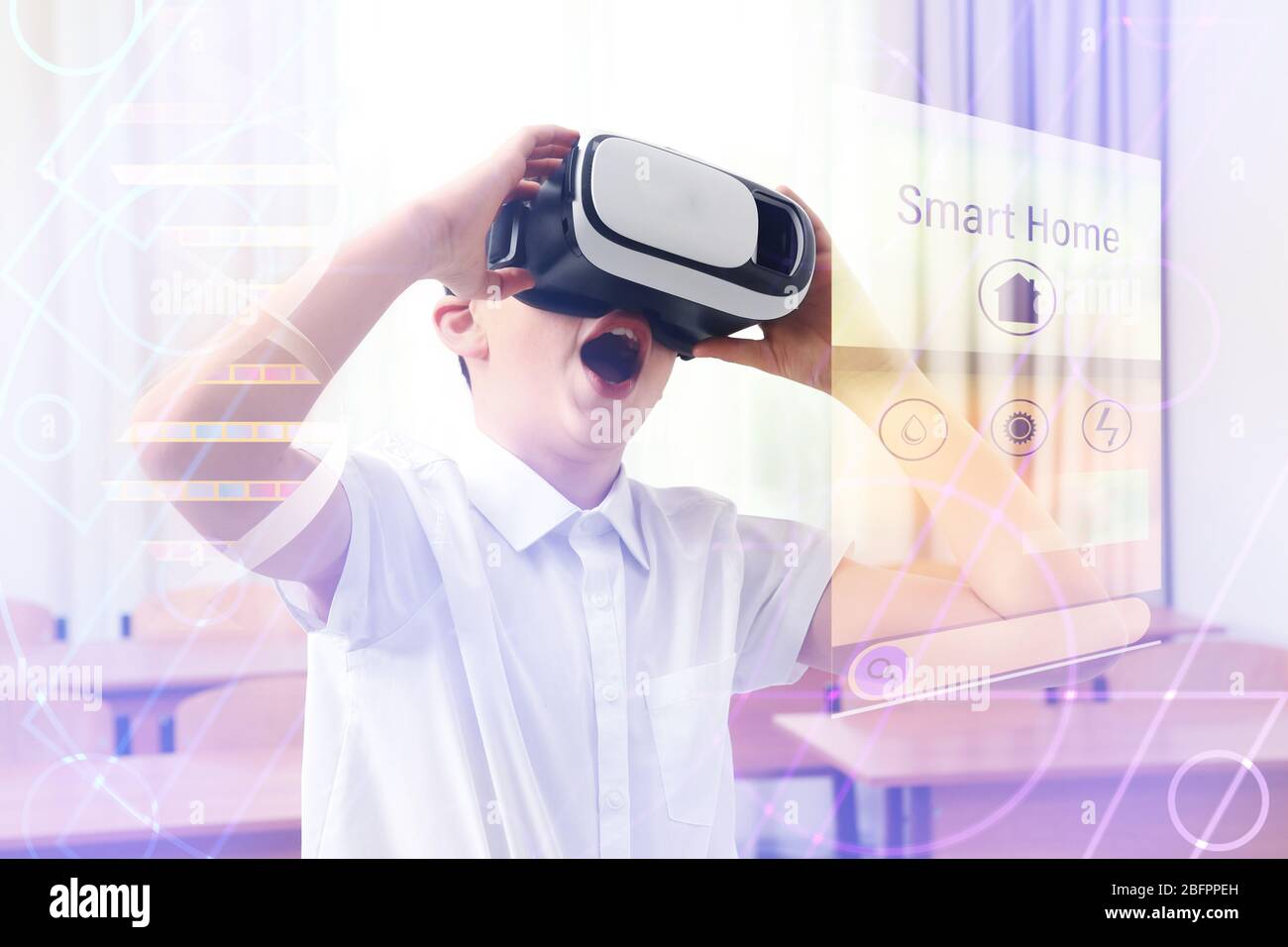 Interactive classroom experience hires stock photography and images