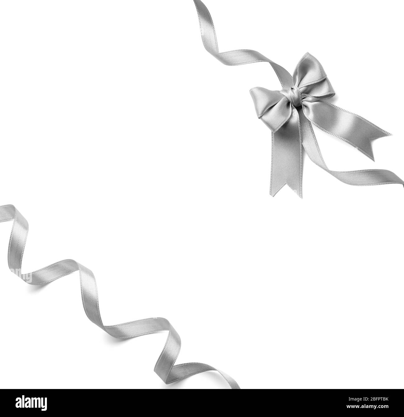 Valentines ribbon banner Black and White Stock Photos & Images - Alamy