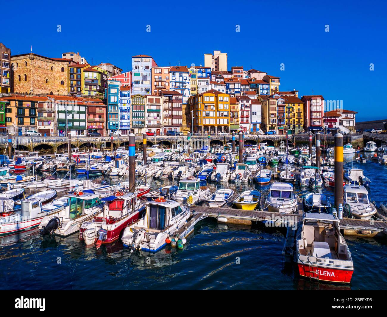 Puerto Viejo de Bermeo. Vizcaya. País Vasco. España Stock Photo - Alamy