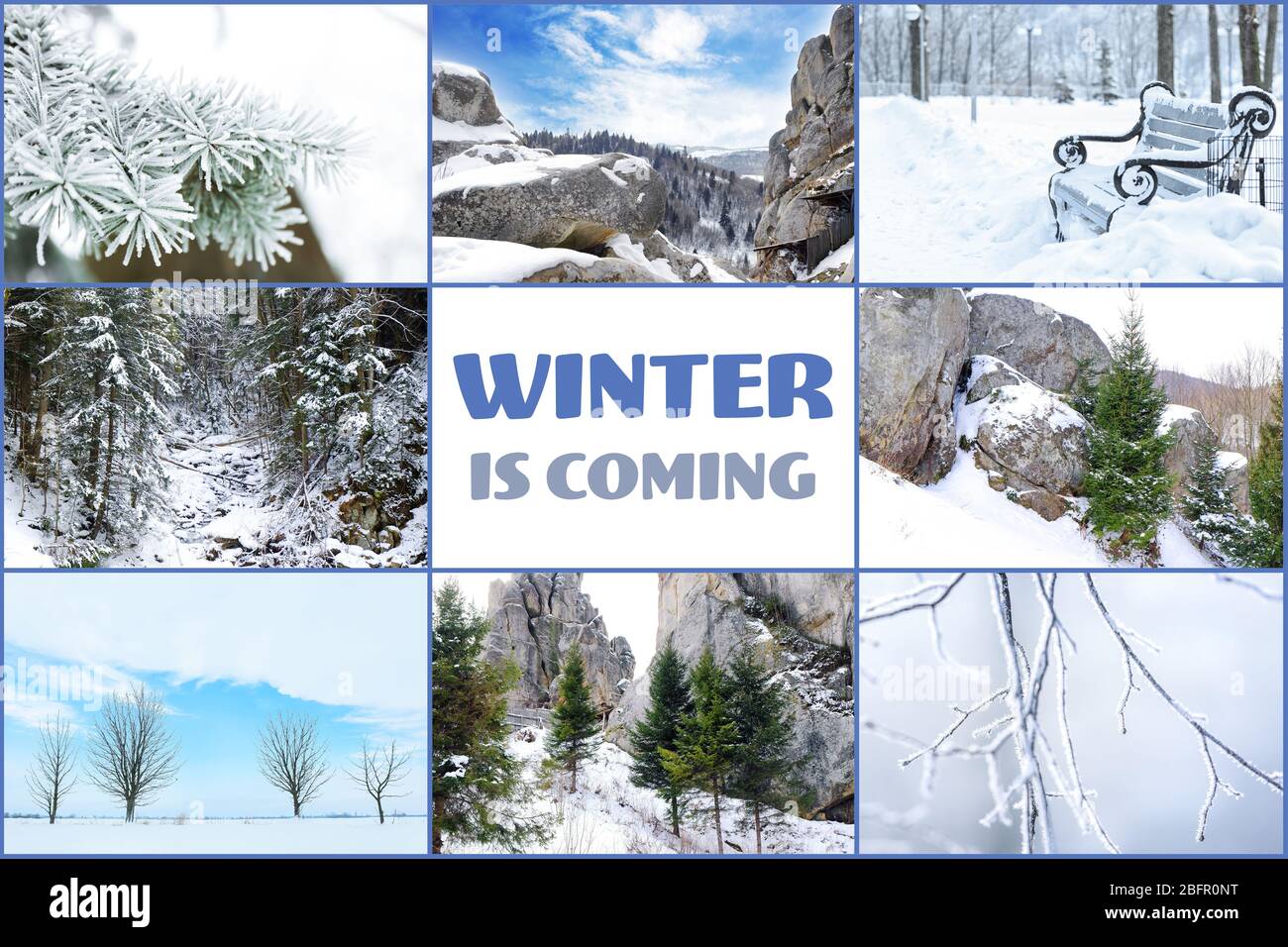 Collage beautiful nature landscapes hi-res stock photography and images ...