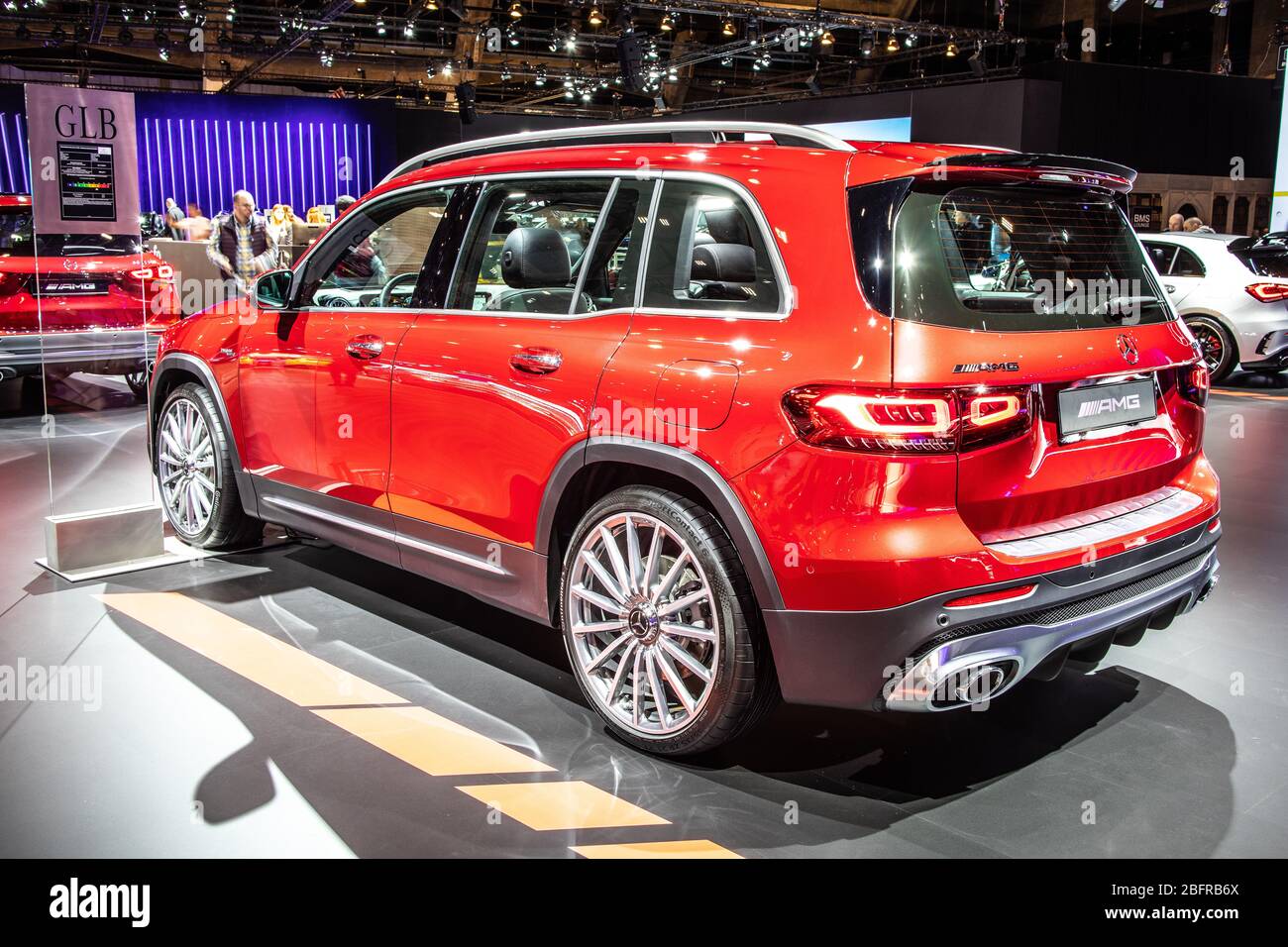 Brussels Belgium Jan Mercedes Amg Glb 4matic Brussels Motor Show First Generation X247 Glb Class Luxury Suv Produced By Mercedes Benz Stock Photo Alamy