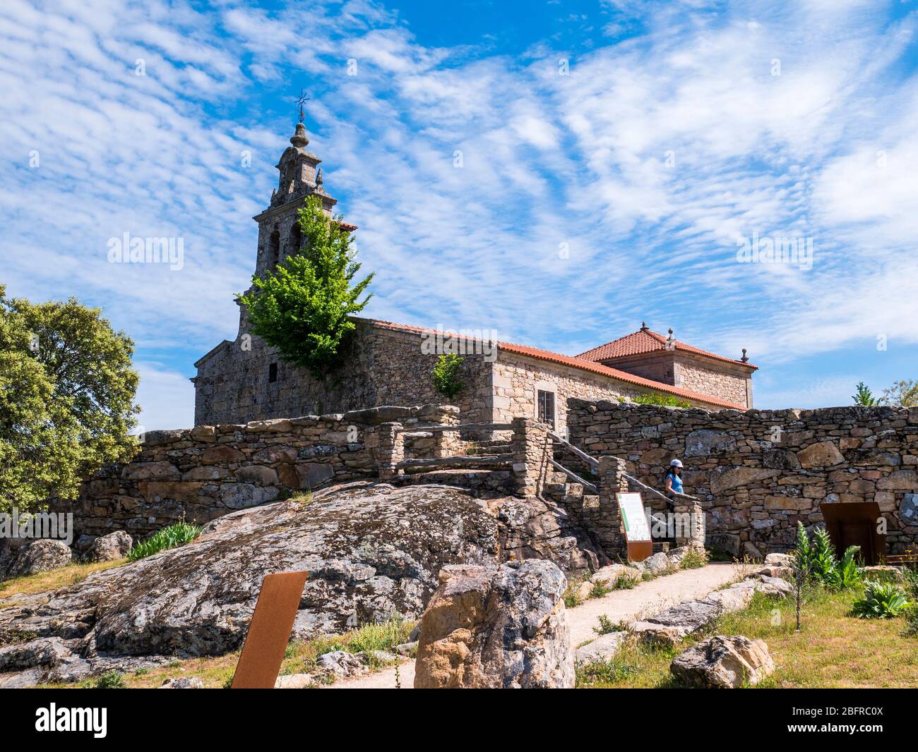 Ermita del Castillo. Parque natural de los Arribes del Duero. Zamora. Castilla León. España Stock Photo