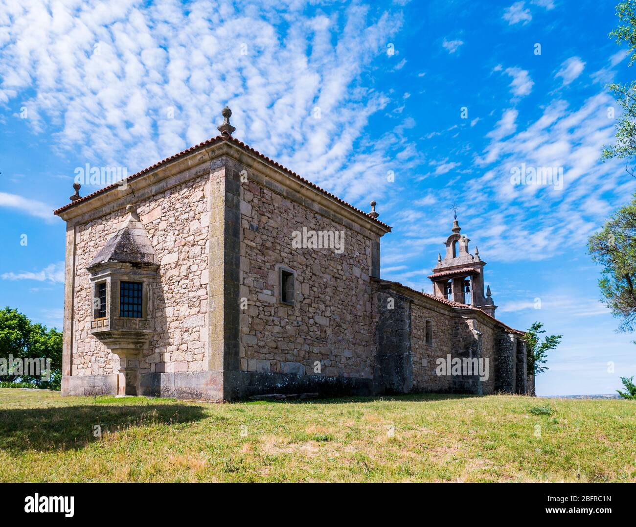 Ermita del Castillo. Parque natural de los Arribes del Duero. Zamora. Castilla León. España Stock Photo
