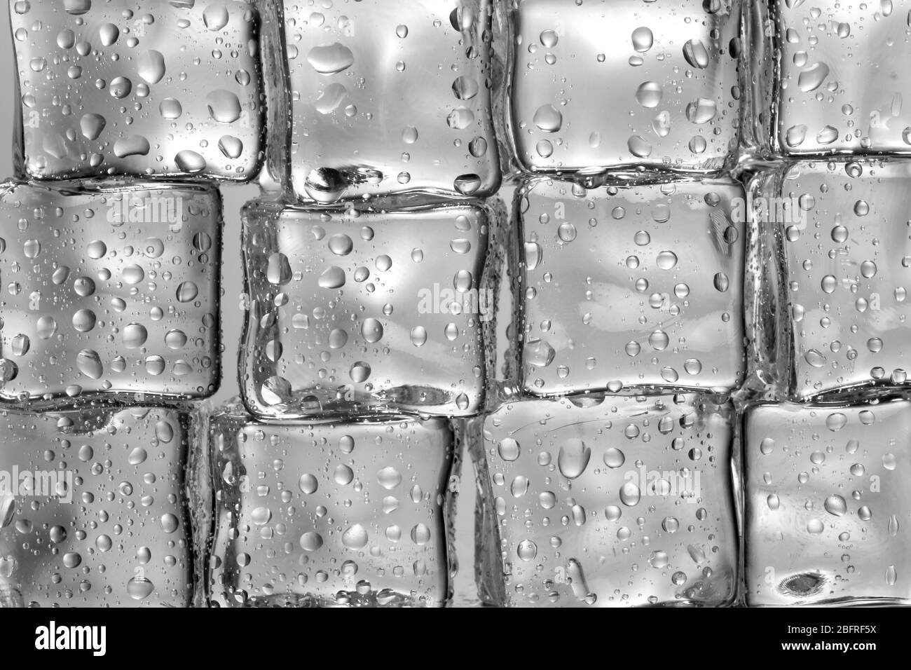Melting ice cubes closeup Stock Photo Alamy