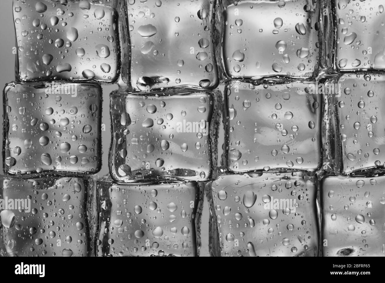 Melting ice cubes closeup Stock Photo Alamy