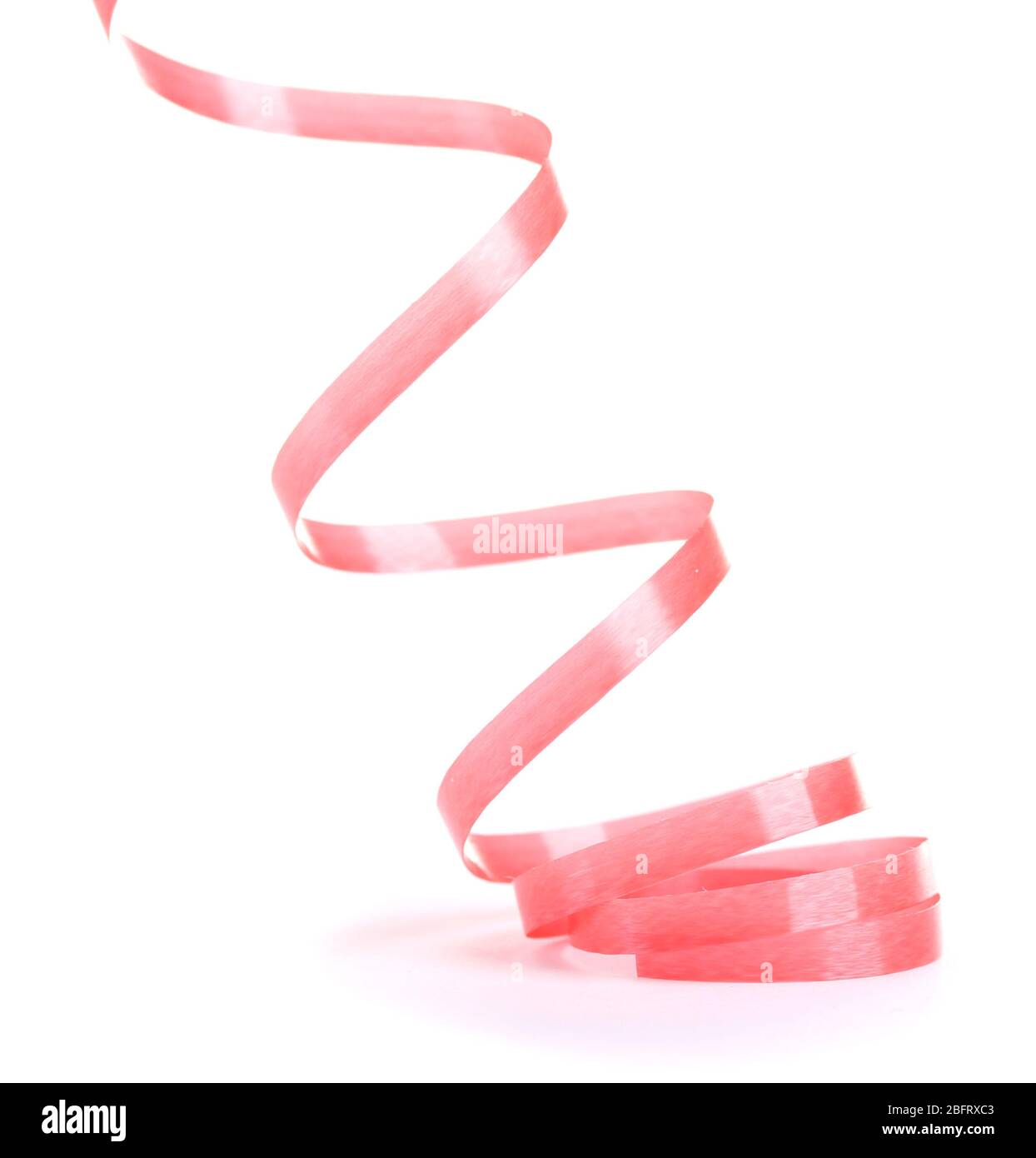 beautiful red streamer isolated on white Stock Photo Alamy