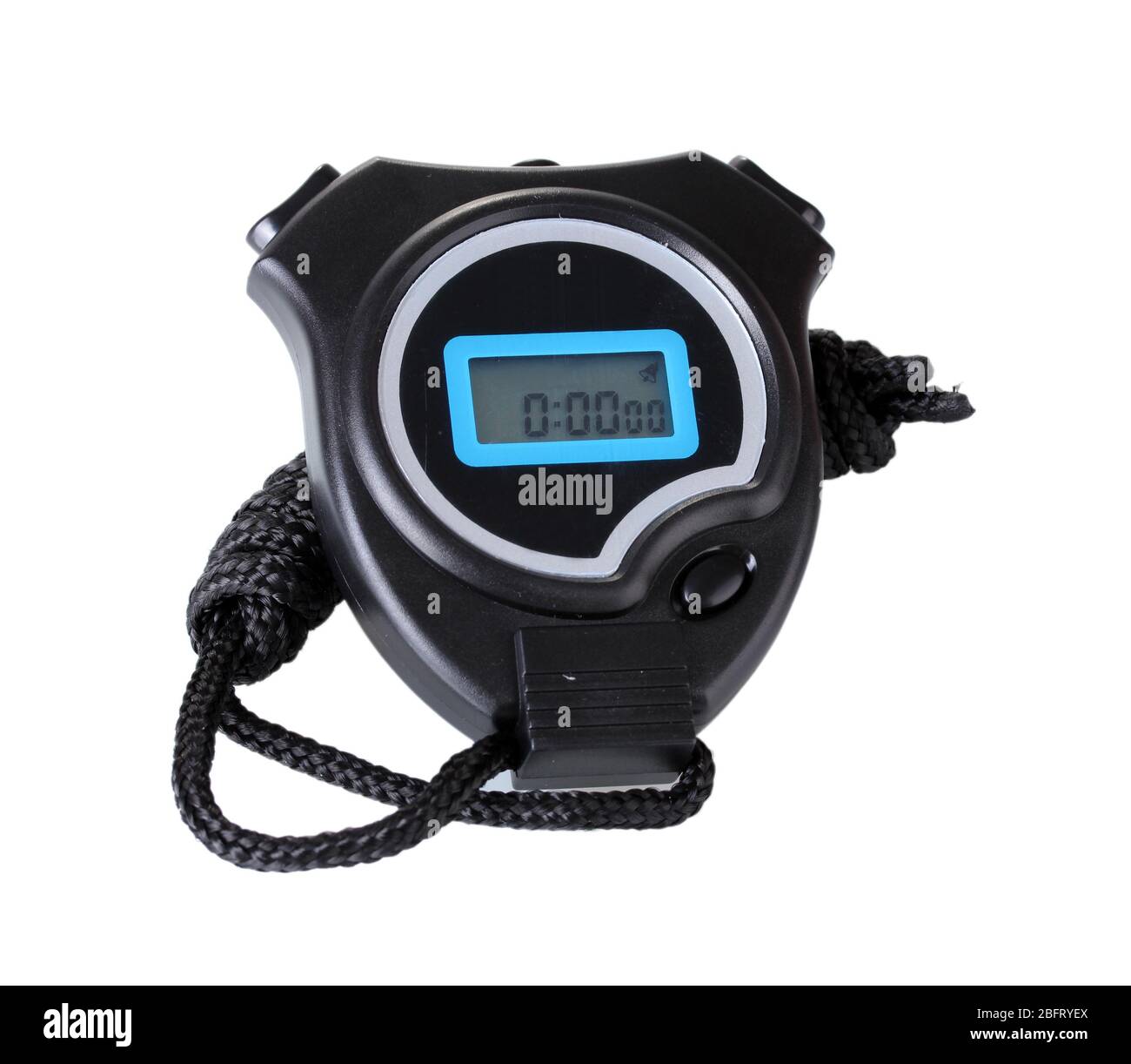 electronic sport timer isolated on white Stock Photo Alamy