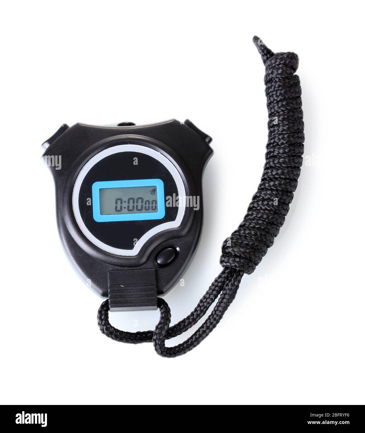 electronic sport timer isolated on white Stock Photo Alamy