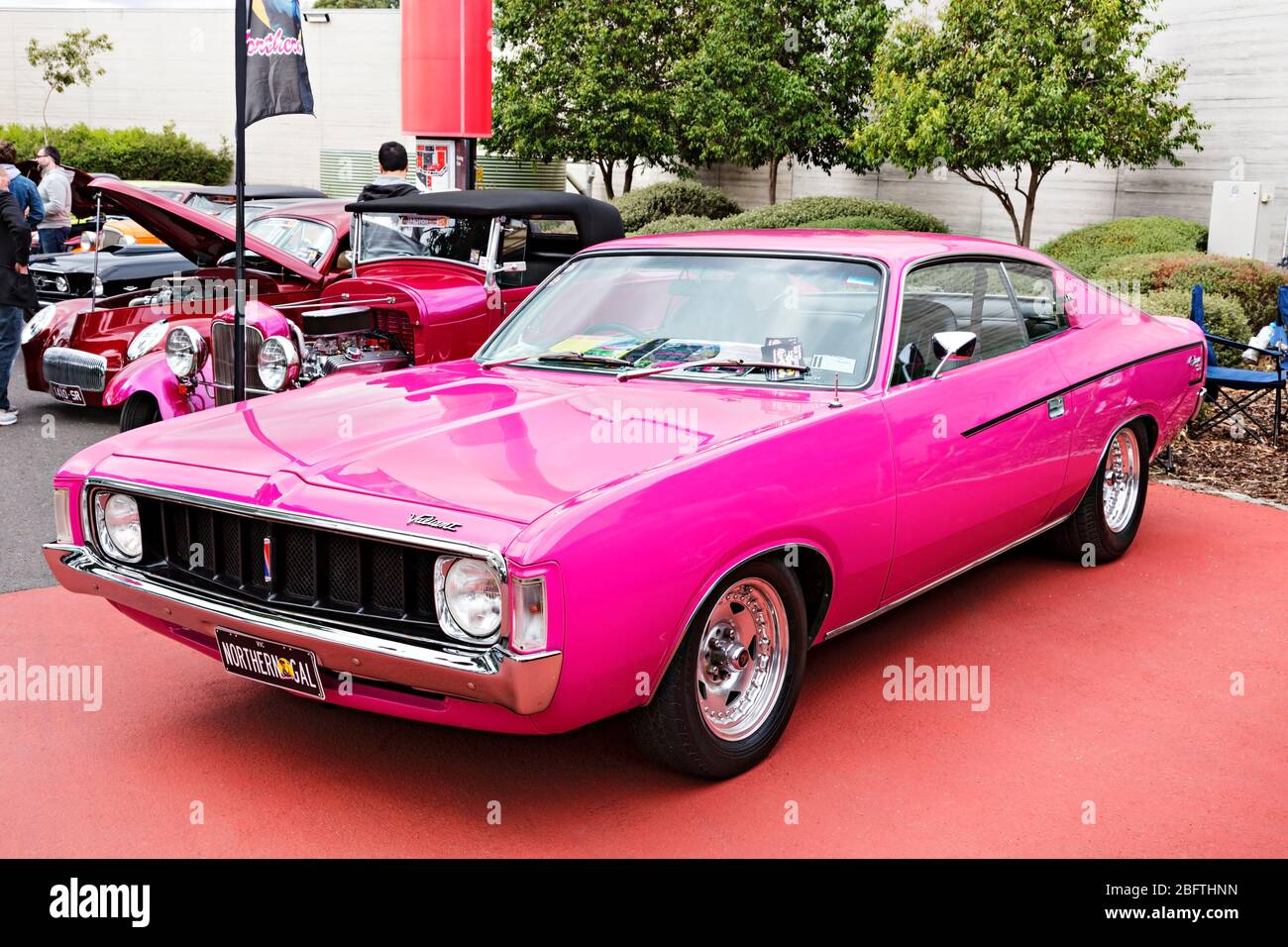 Automobiles / Australian made 1974 Chrysler Valiant VJ Charger displayed at  motor show in Melbourne Victoria Australia. This car features a Hemi 26  Stock Photo - Alamy