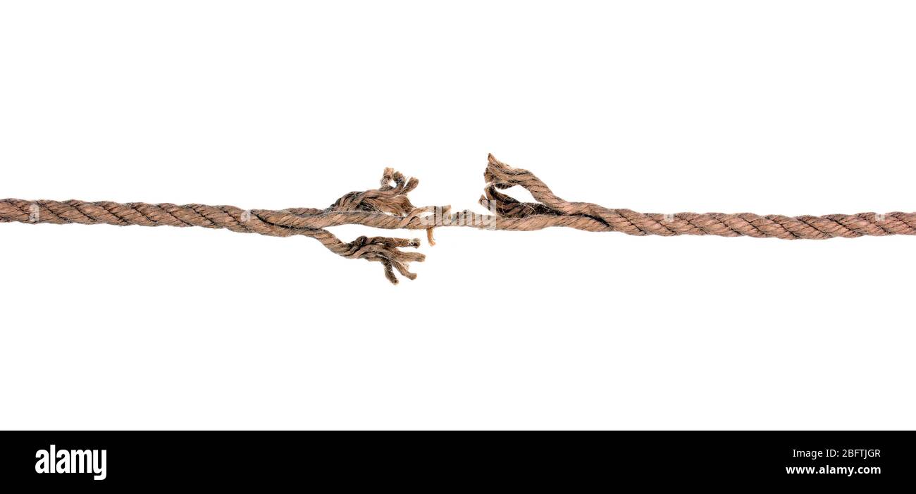 Breaking Rope Easy Abruption hi-res stock photography and images - Alamy