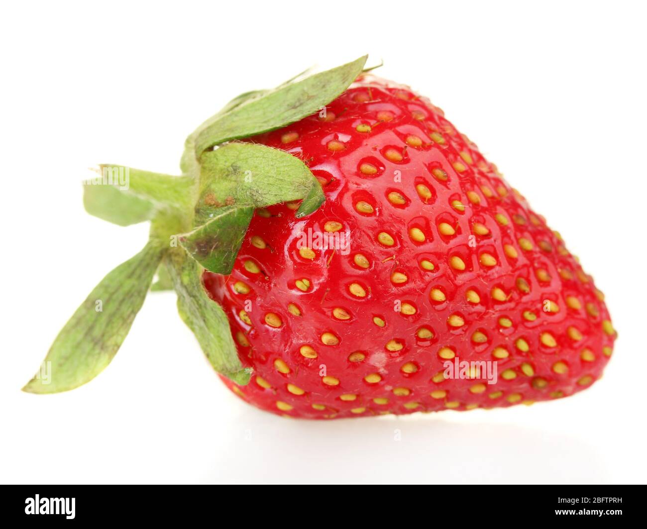 sweet ripe strawberry isolated on white Stock Photo - Alamy