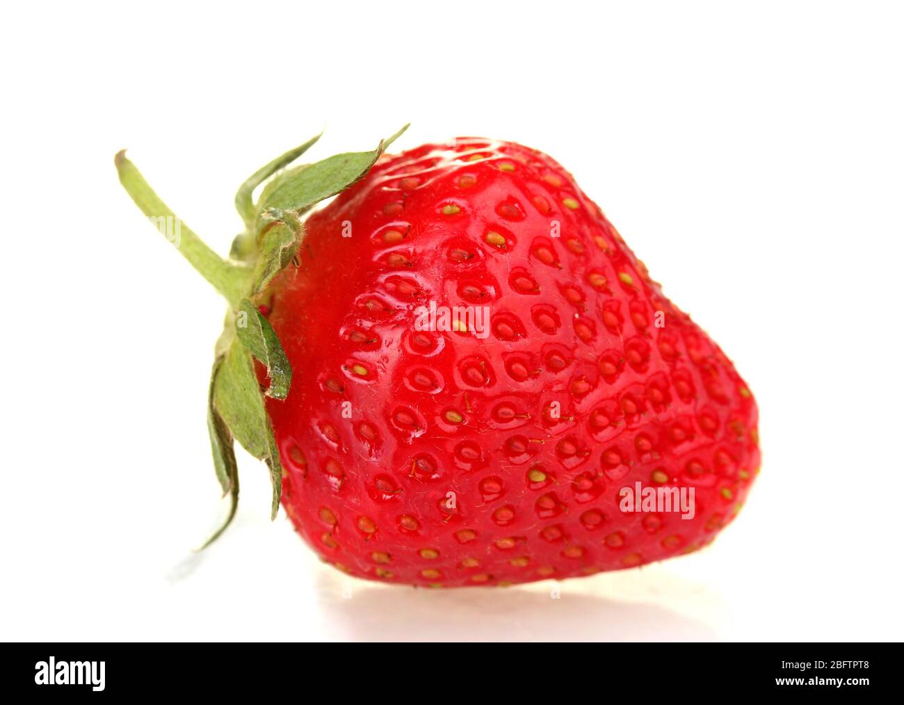sweet ripe strawberry isolated on white Stock Photo - Alamy