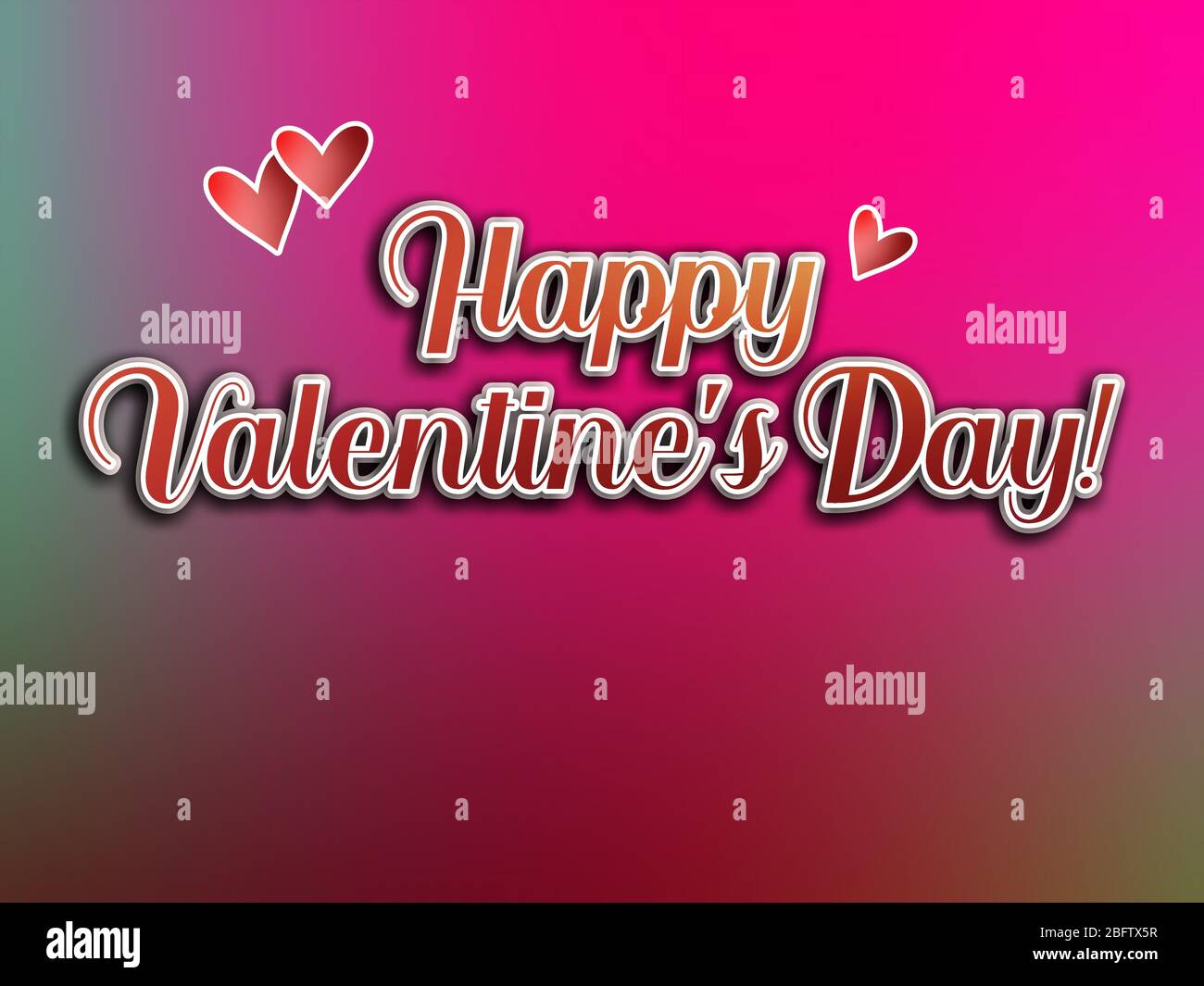 A very beautiful valentines day template illustration in elegant pink ...