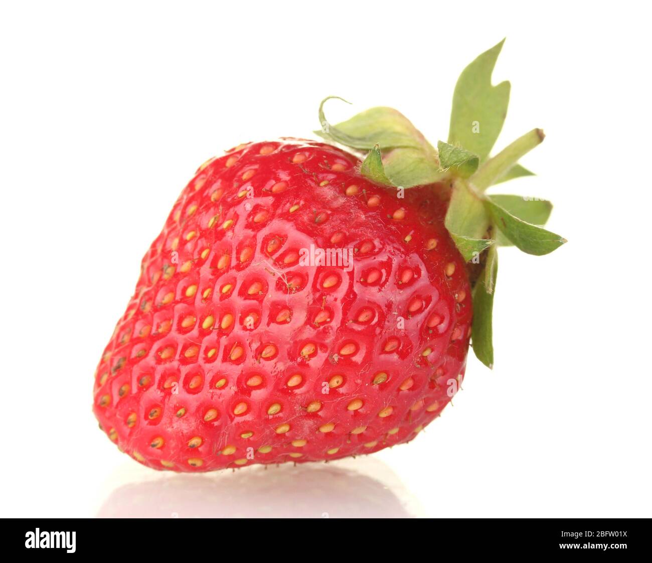 sweet ripe strawberry isolated on white Stock Photo - Alamy