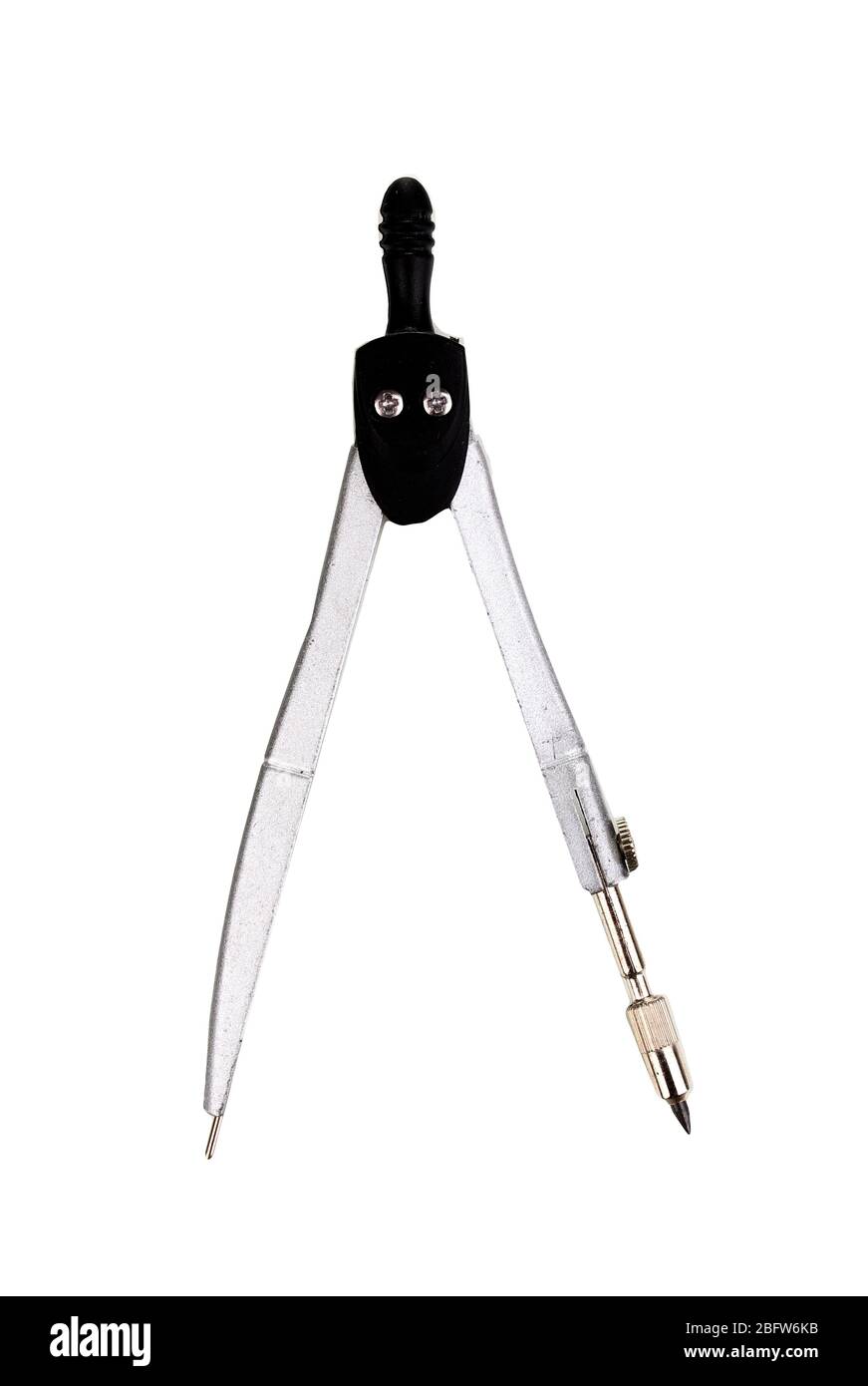 Drafting instrument isolated on white Stock Photo Alamy