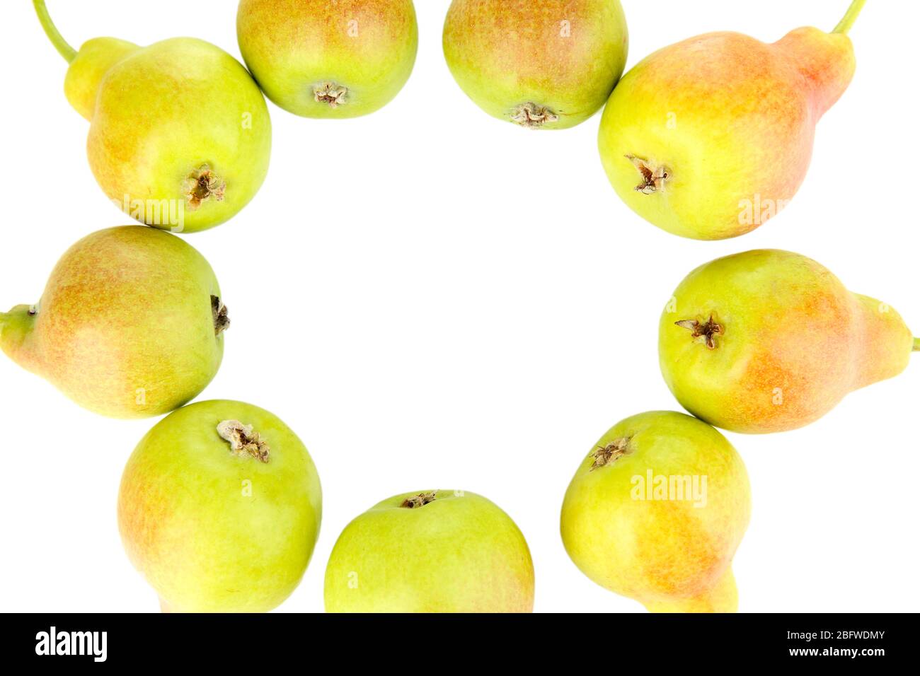 ripe pears isolated on white Stock Photo - Alamy