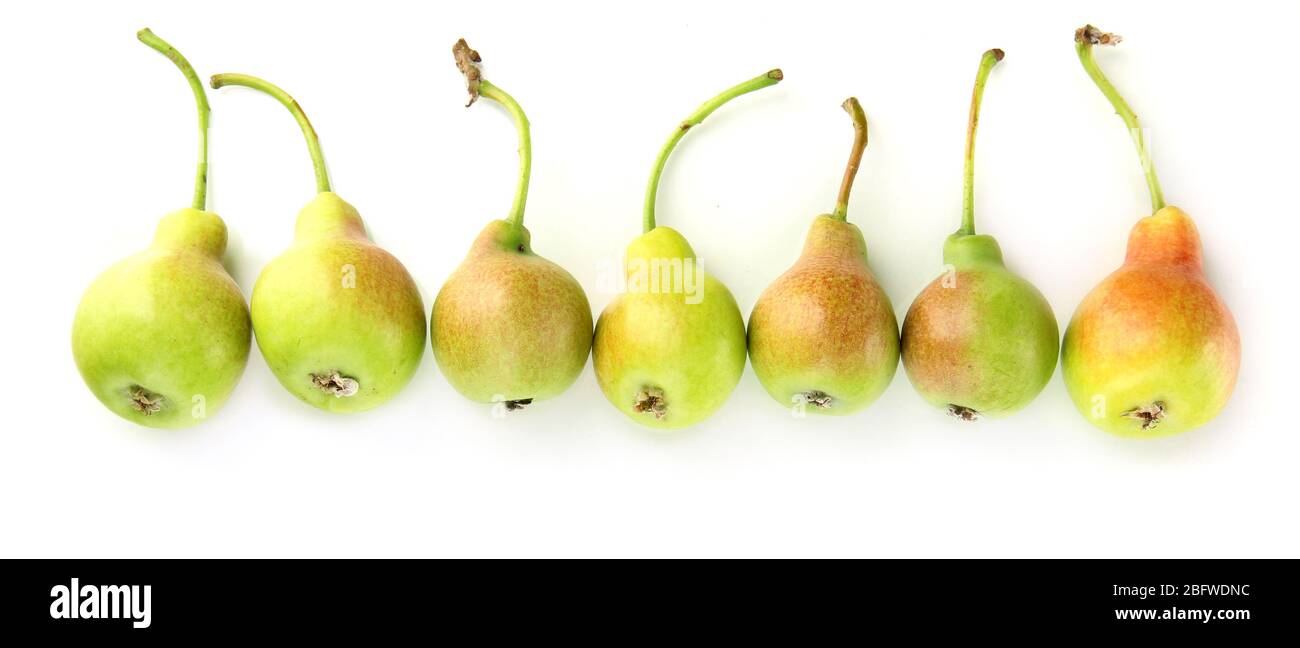 ripe pears isolated on white Stock Photo - Alamy