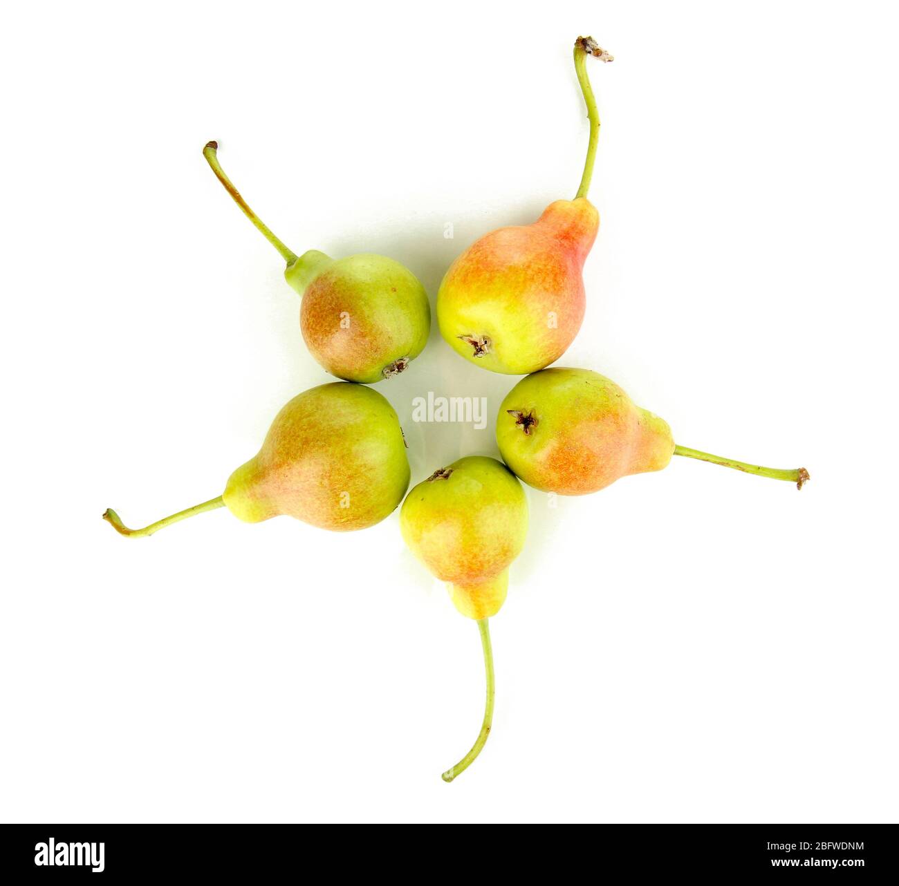 ripe pears isolated on white Stock Photo - Alamy