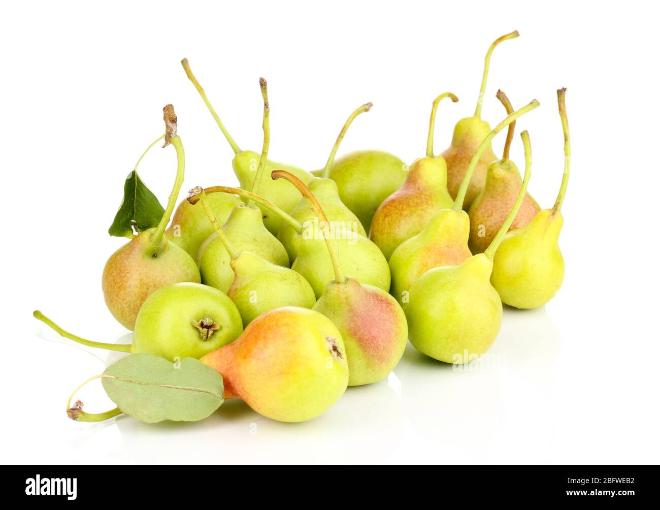 ripe pears isolated on white Stock Photo - Alamy