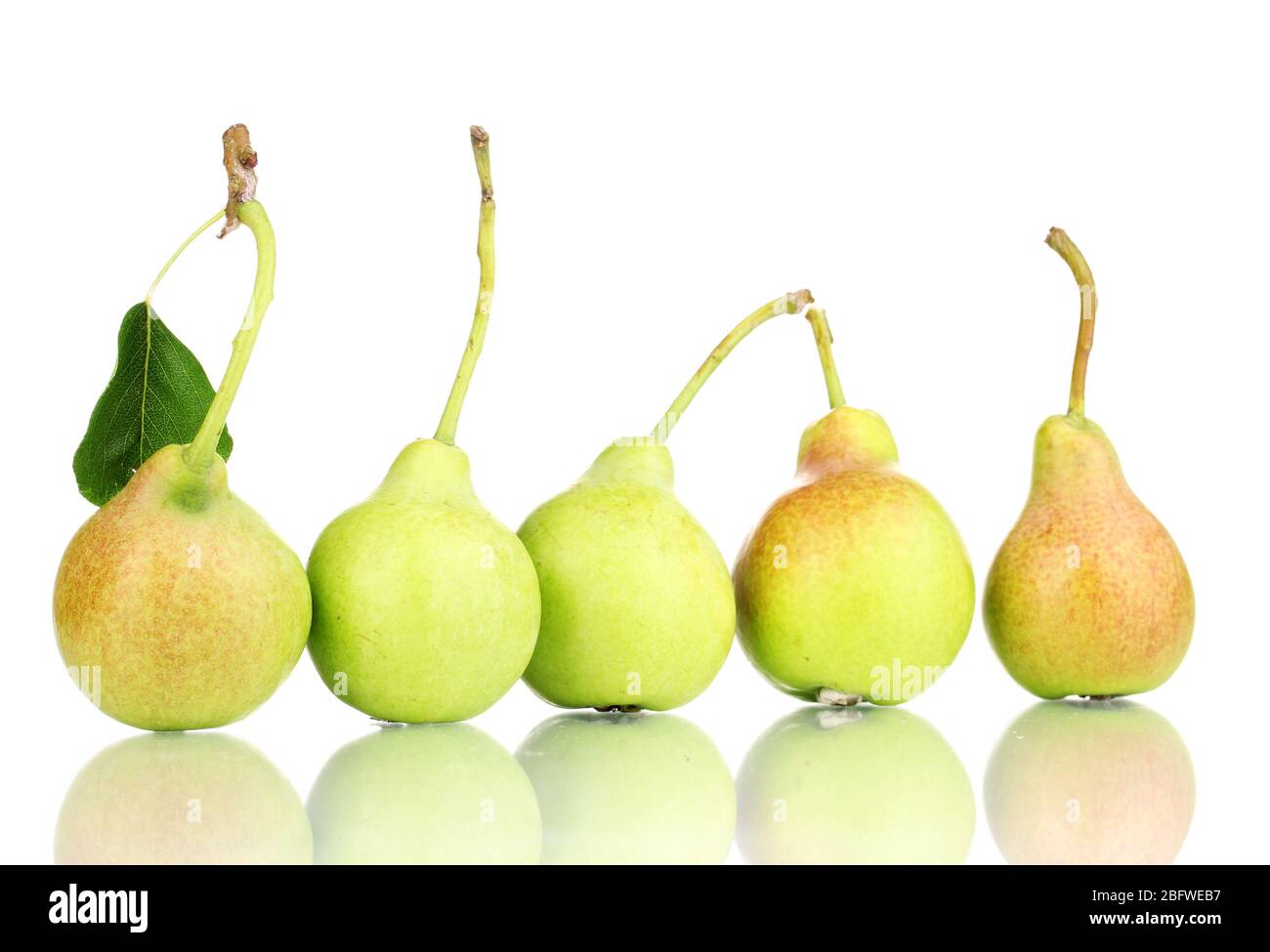ripe pears isolated on white Stock Photo - Alamy