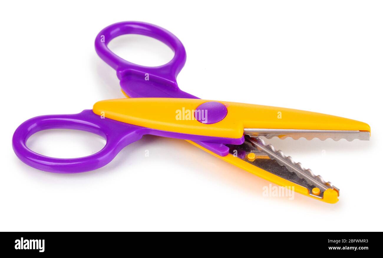 Zigzag scissors Stock Photo by dezign56