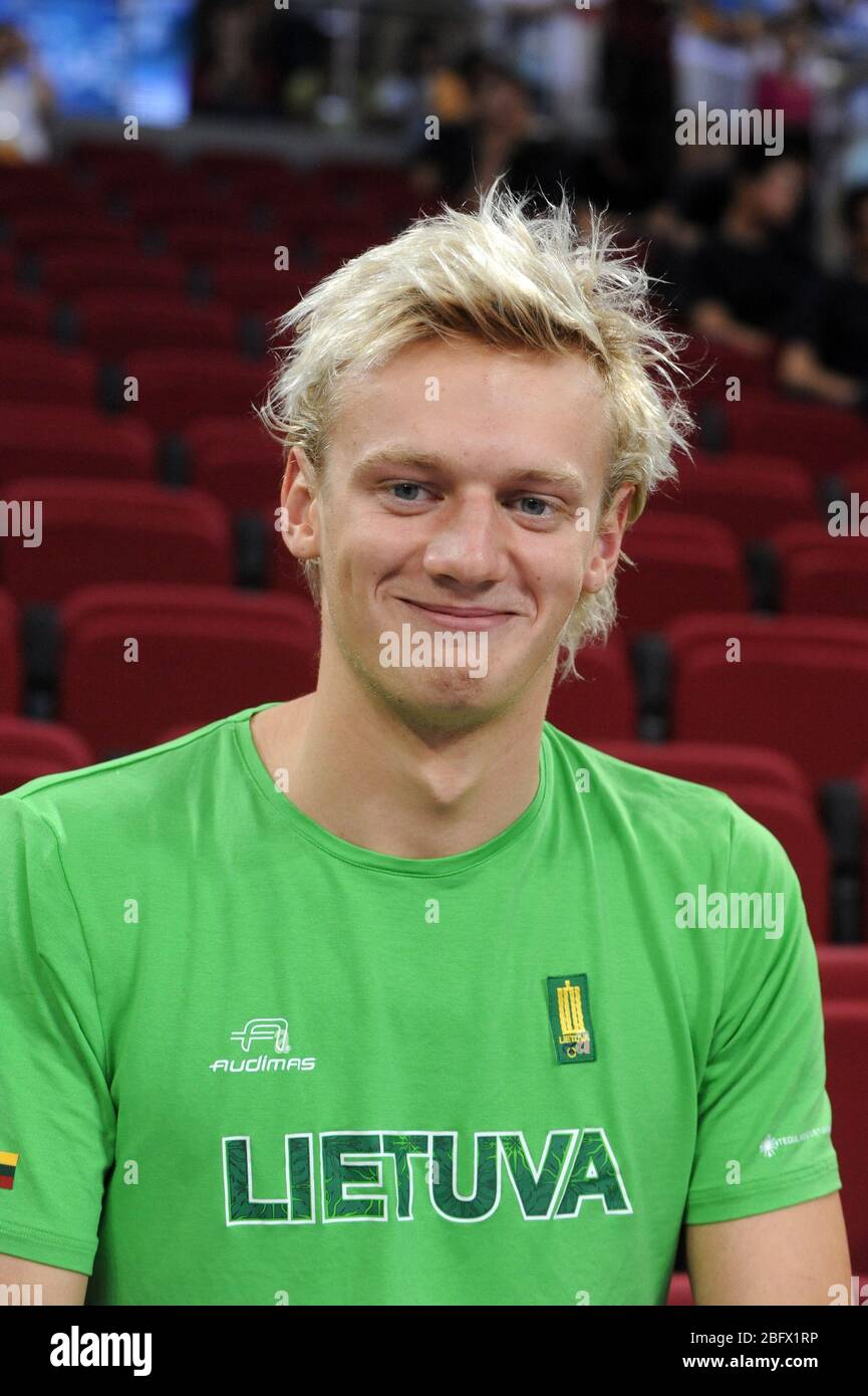 Giedrius Titenis Lithuanian swimmer, Olympian Stock Photo Alamy