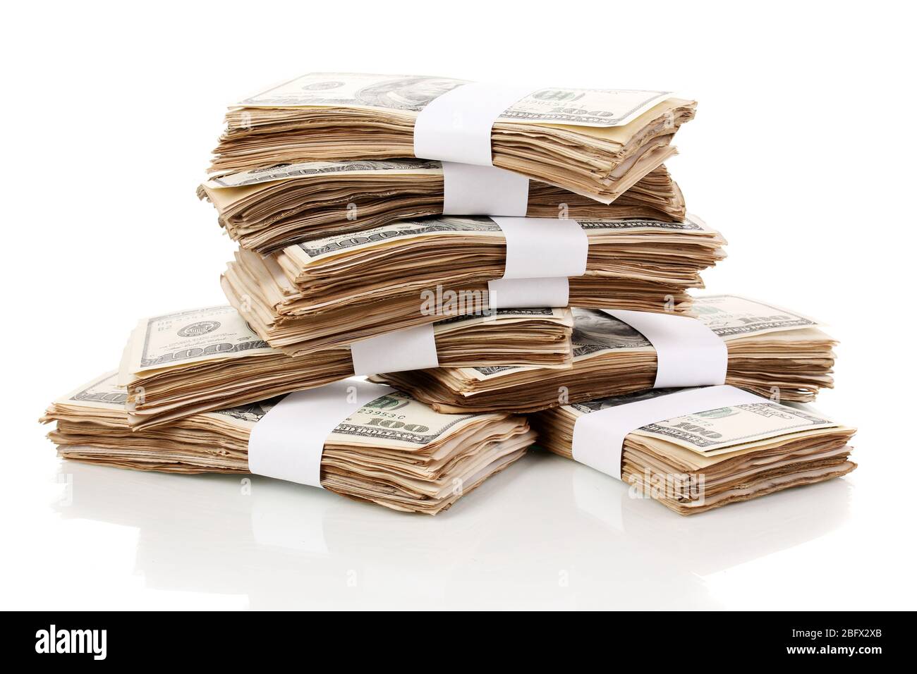 Stacksof Us Dollars Banknotes stacks us dollars hi-res stock photography and images - Alamy