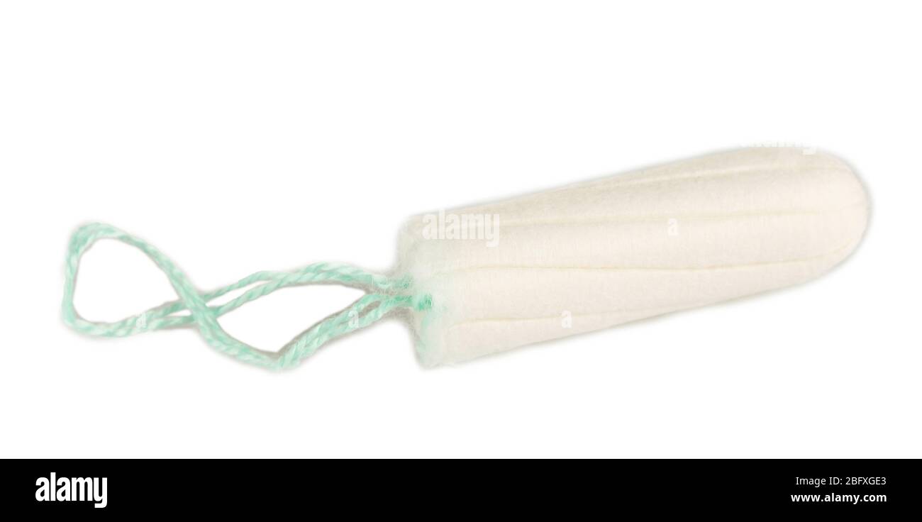 cotton tampon isolated on white Stock Photo Alamy