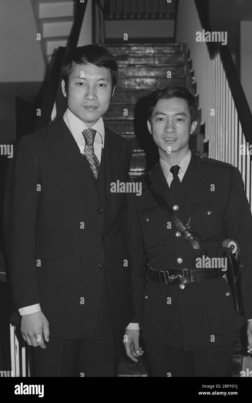 Photos of Hong Kong actors Left is artist Yue Hua Stock Photo - Alamy