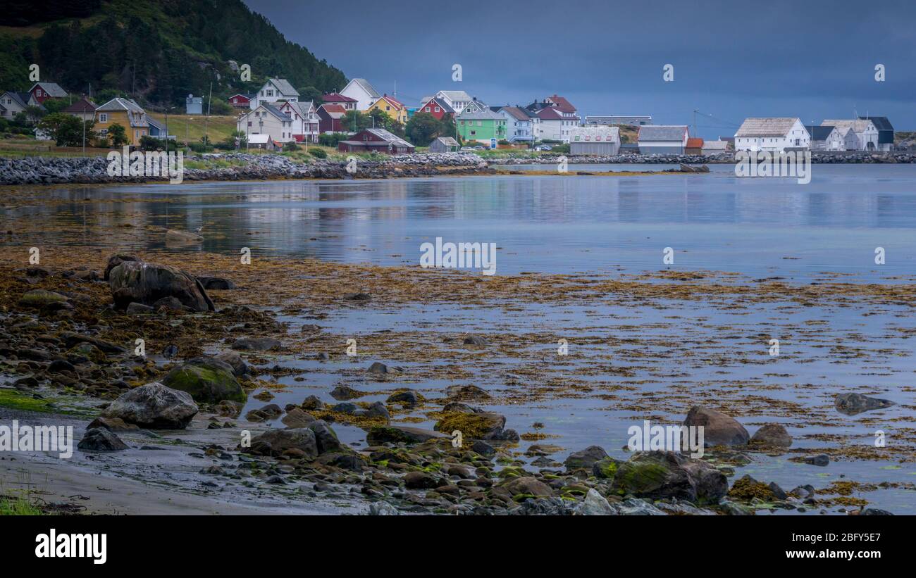 Norway, in the summer, Runde Island Stock Photo