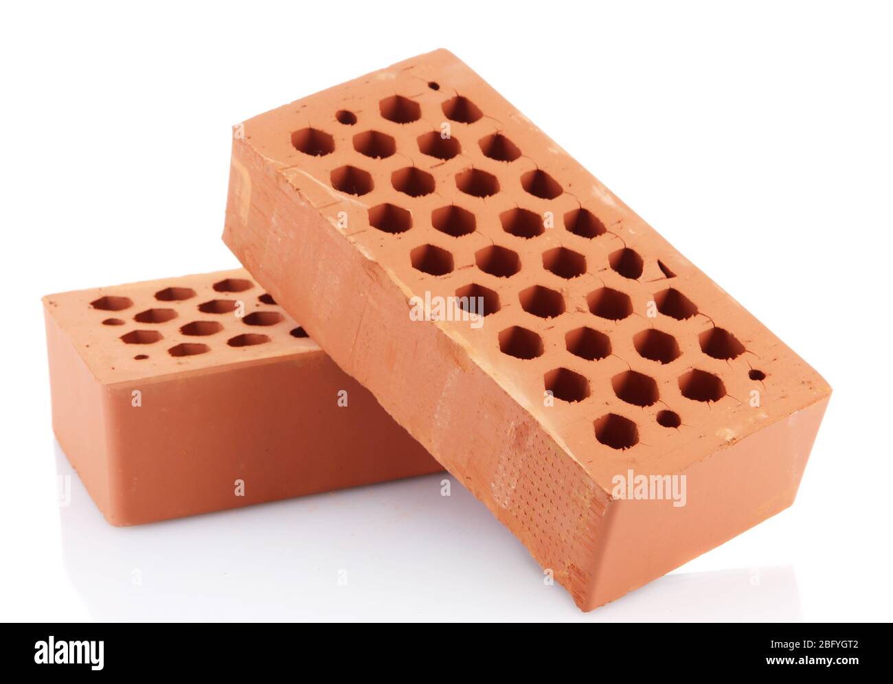 bricks, isolated on white Stock Photo