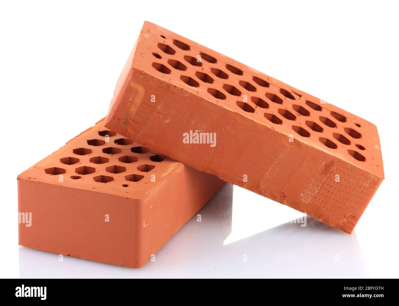 bricks, isolated on white Stock Photo