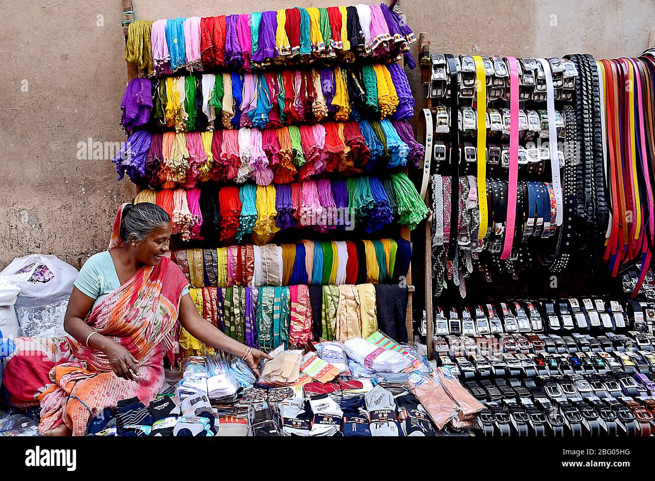 street seller at kolkata west bengal Stock Photo