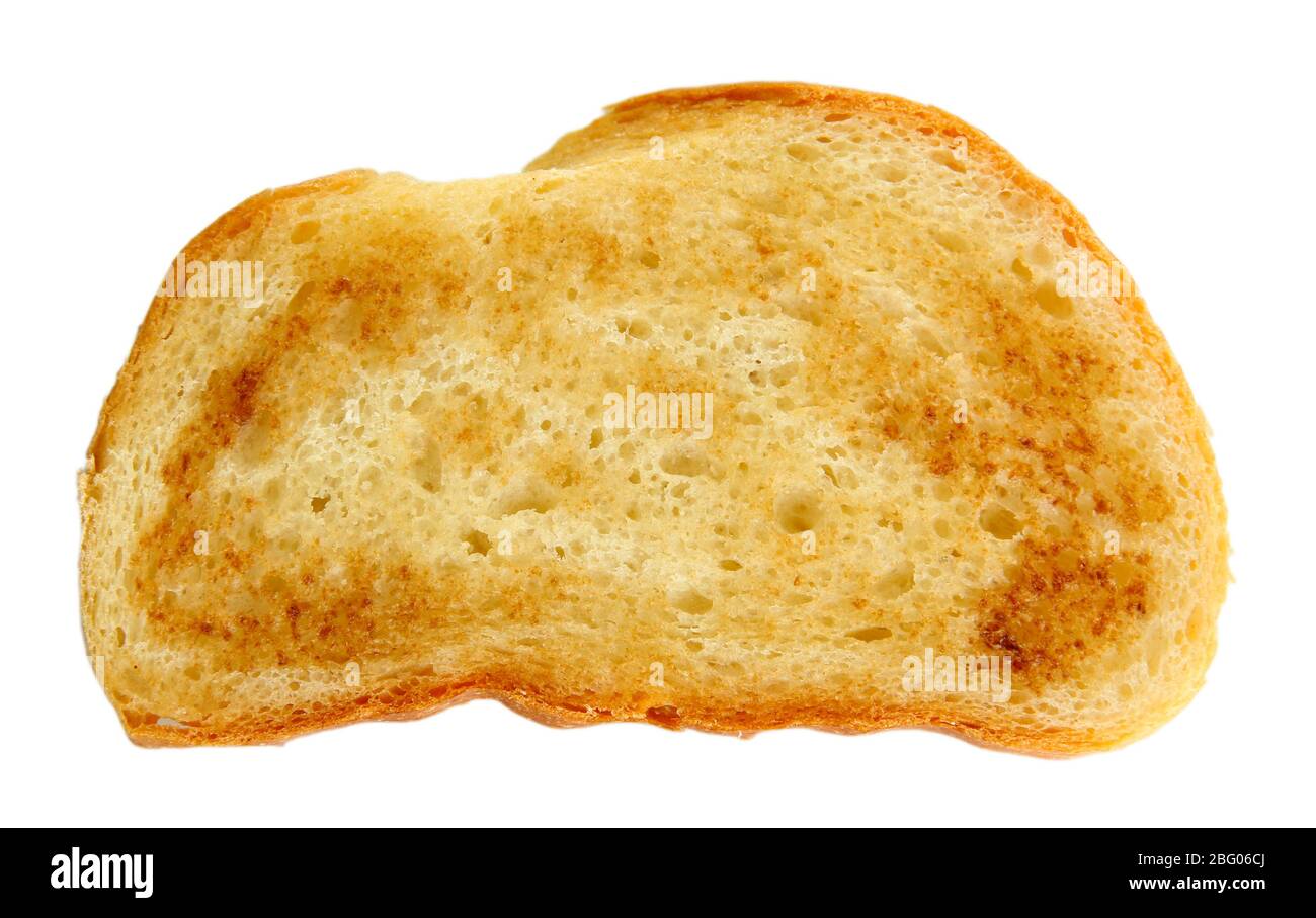 White bread toast, isolated on white Stock Photo Alamy