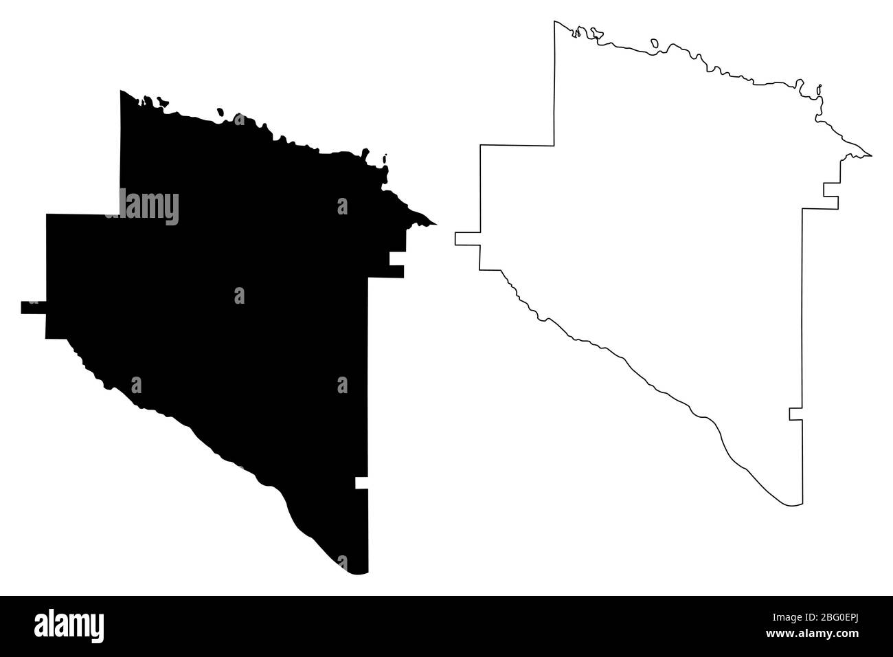 Map of baxley georgia Stock Vector Images - Alamy