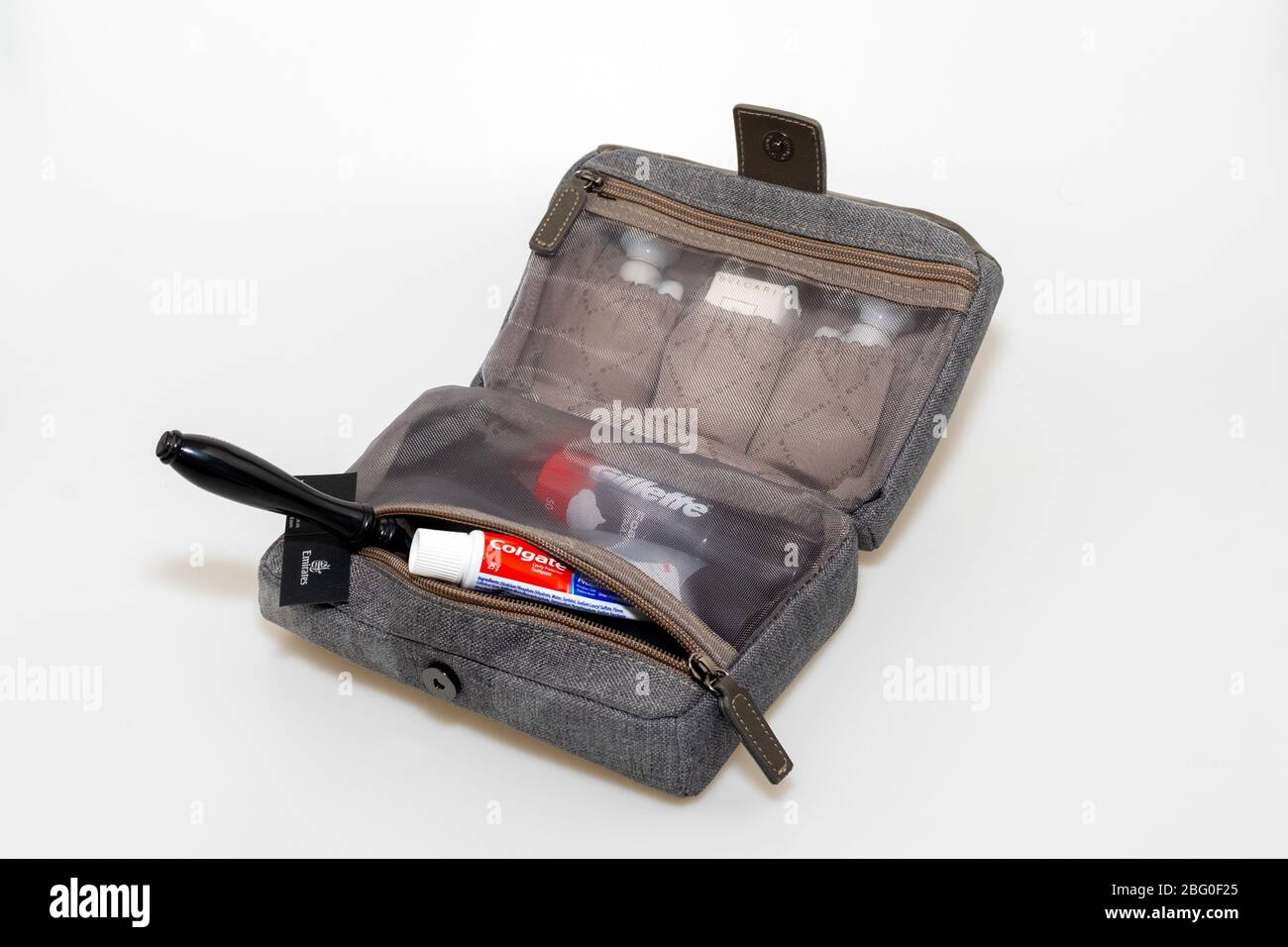 Emirates Airlines, Business Class, Amenity bag Stock Photo - Alamy