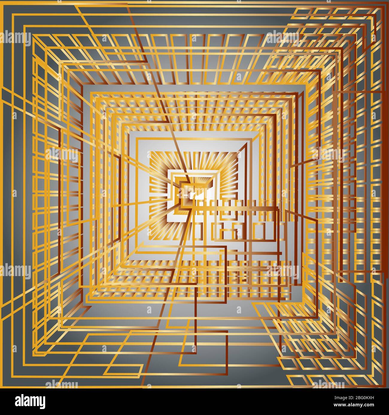square with labyrinth Stock Photo - Alamy