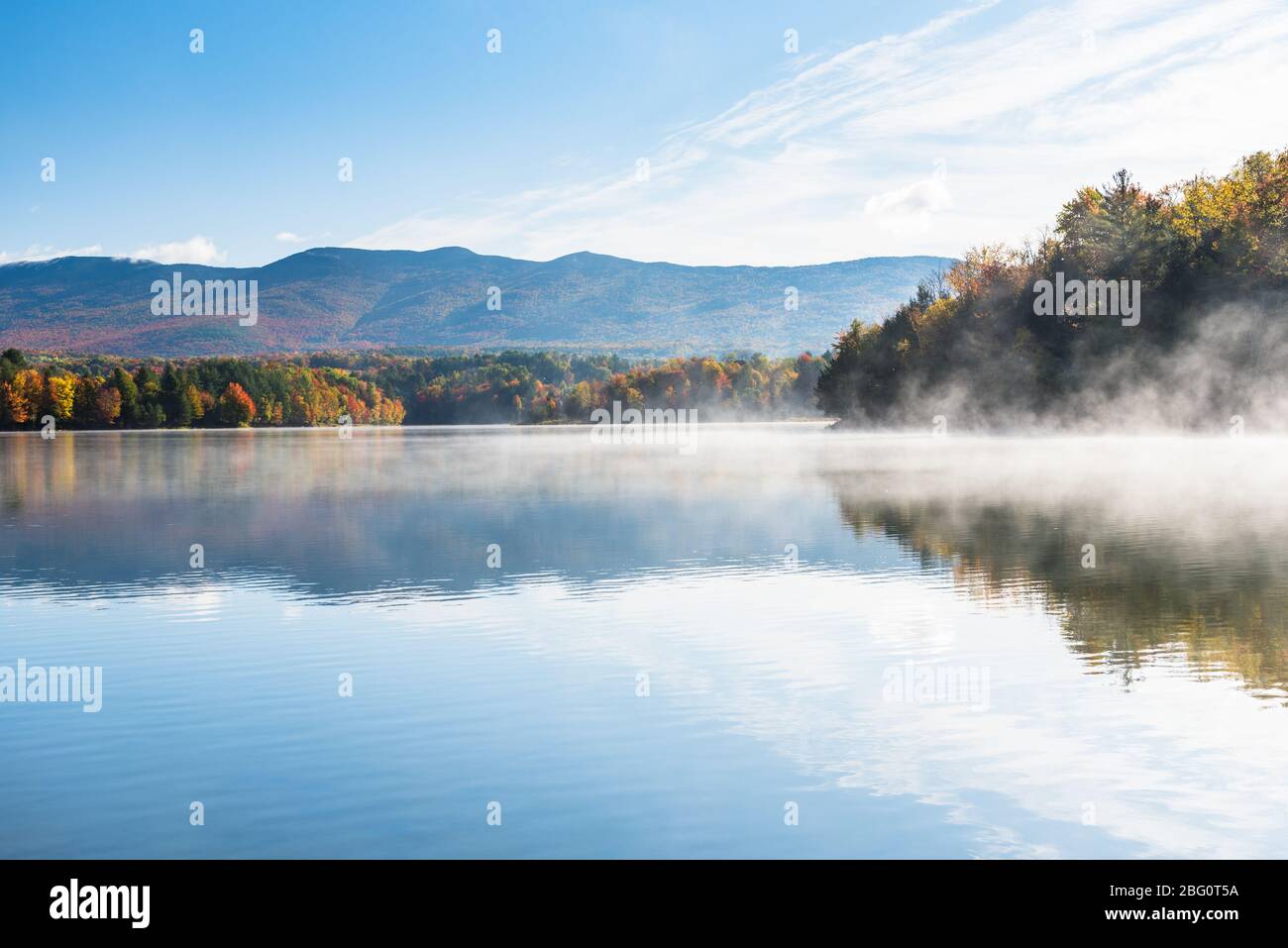 Cloud fog landscape lake hi-res stock photography and images - Alamy