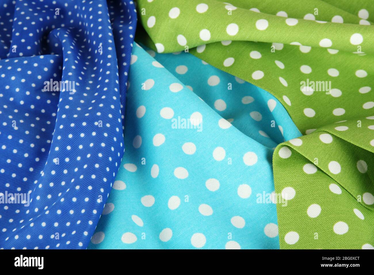 Collection of fashionable fabrics. Samples of different natural fabrics for  sewing a fashion collection of clothes. Large selection of fabrics in the  Stock Photo - Alamy