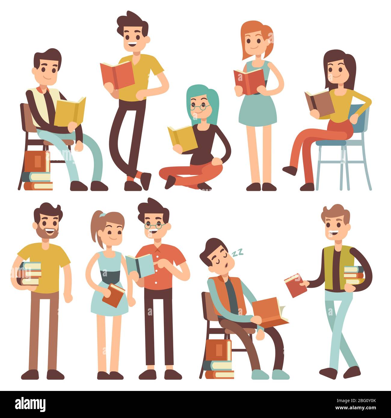 Students Reading Books Young People Read Documents Vector Cartoon Characters Young Student With Book Education And Read Textbook Illustration Stock Vector Image Art Alamy Students Reading Books Young People Read Documents Vector Cartoon Characters Young Student With Book Education And Read Textbook Illustration Stock Vector Image Art Alamy