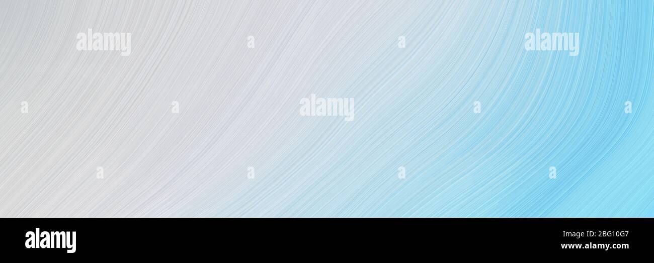 horizontal banner background with light gray, baby blue and sky blue