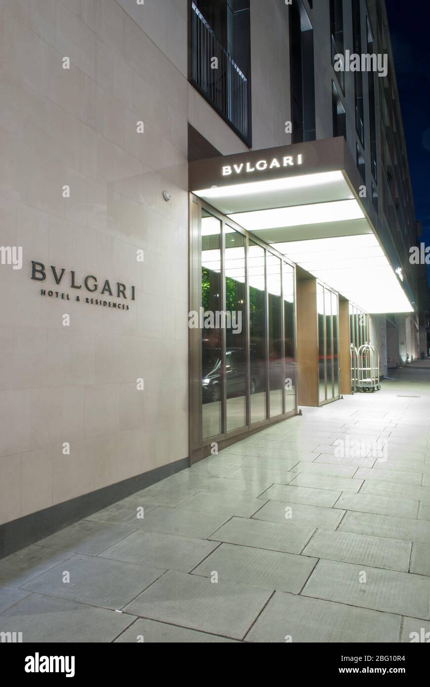 Bulgari, 171 Knightsbridge, London SW7 1DW by Squire & Partners Stock Photo
