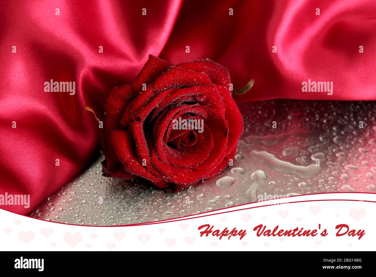 Vibrant red silk background hi-res stock photography and images - Alamy