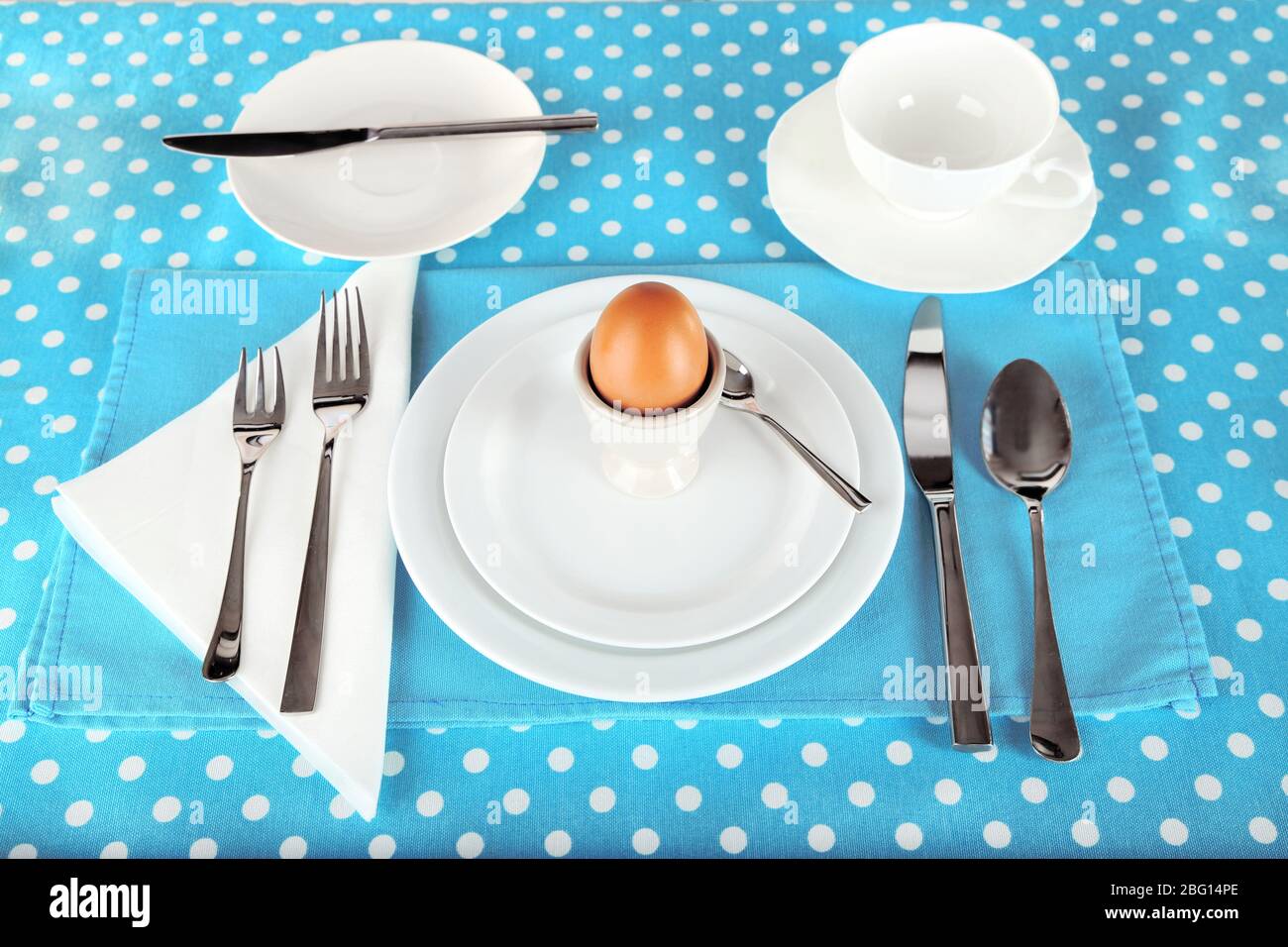 Breakfast table setting hi-res stock photography and images - Alamy
